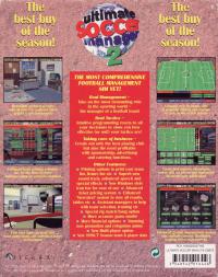 DOS - Ultimate Soccer Manager 2 Box Art Back