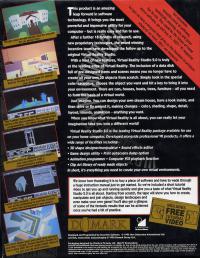 DOS - Virtual Reality Studio 20 Box Art Back