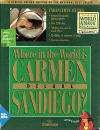 DOS - Where in the World is Carmen Sandiego Deluxe Edition Box Art Front