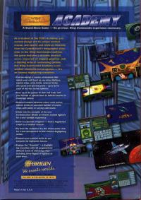 DOS - Wing Commander Academy Box Art Back