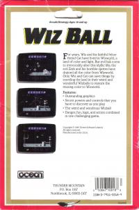 DOS - Wizball Box Art Back