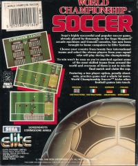 DOS - World Championship Soccer Box Art Back