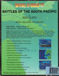 DOS - World War II Battles of the South Pacific Box Art Back