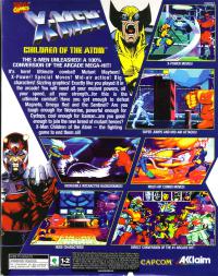 DOS - X Men Children of the Atom Box Art Back
