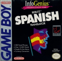 Game Boy - Berlitz Spanish Translator Box Art Front
