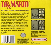 Game Boy - Dr Mario Box Art Back
