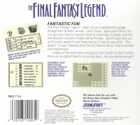 Game Boy - Final Fantasy Legend Box Art Back