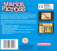 Game Boy - Mario's Picross Box Art Back