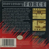 Game Boy - Mercenary Force Box Art Back