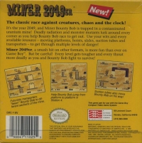 Game Boy - Miner 2049er Box Art Back