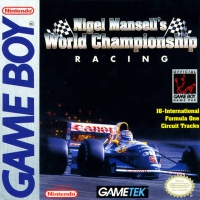 Game Boy - Nigel Mansell's World Championship Racing Box Art Front