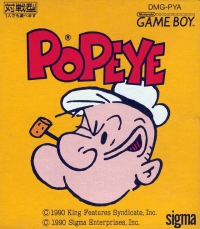 Game Boy - Popeye Box Art Front