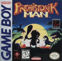 Game Boy - Prehistorik Man Box Art Front