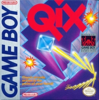 Game Boy - Qix Box Art Front