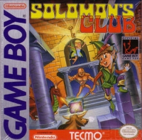 Game Boy - Solomon's Club Box Art Front