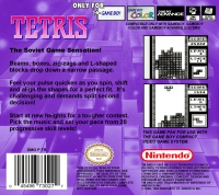 Game Boy - Tetris Box Art Back