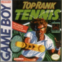 Game Boy - Top Rank Tennis Box Art Front