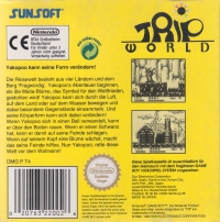 Game Boy - Trip World Box Art Back