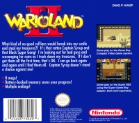 Game Boy - Wario Land II Box Art Back