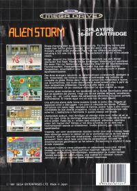 Genesis - Alien Storm Box Art Back