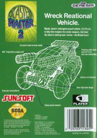 Genesis - Blaster Master 2 Box Art Back