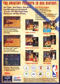Genesis - Bulls vs. Lakers and the NBA Playoffs Box Art Back