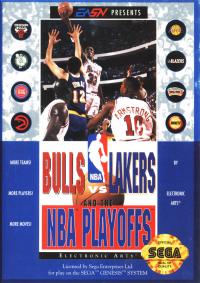 Genesis - Bulls vs. Lakers and the NBA Playoffs Box Art Front
