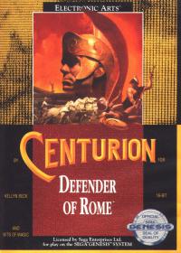 Genesis - Centurion Defender of Rome Box Art Front