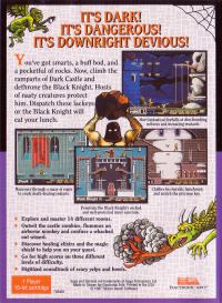 Genesis - Dark Castle Box Art Back