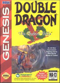 Genesis - Double Dragon V The Shadow Falls Box Art Front
