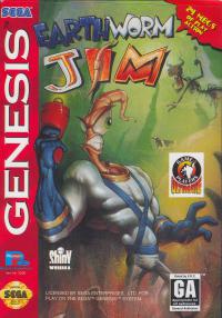 Genesis - Earthworm Jim Box Art Front