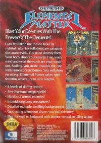 Genesis - Elemental Master Box Art Back