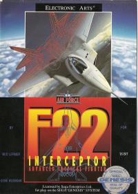 Genesis - F 22 Interceptor Box Art Front