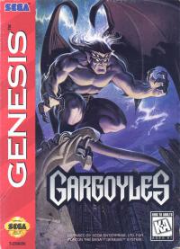 Genesis - Gargoyles Box Art Front