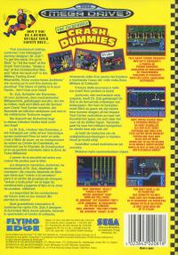 Genesis - The Incredible Crash Dummies Box Art Back