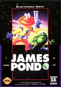 Genesis - James Pond 3 Operation Starfish Box Art Front