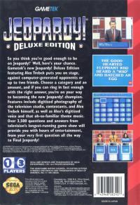 Genesis - Jeopardy! Deluxe Edition Box Art Back