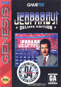 Genesis - Jeopardy! Deluxe Edition Box Art Front