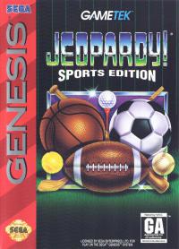 Genesis - Jeopardy! Sports Edition Box Art Front
