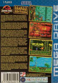 Genesis - Jurassic Park Rampage Edition Box Art Back