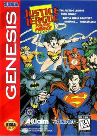 Genesis - Justice League Task Force Box Art Front