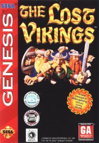 Genesis - The Lost Vikings Box Art Front