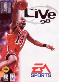 Genesis - NBA Live 98 Box Art Front