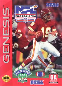 Genesis - NFL Football '94 Starring Joe Montana Box Art Front