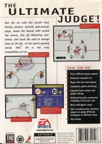 Genesis - NHL 98 Box Art Back