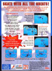 Genesis - NHLPA Hockey '93 Box Art Back