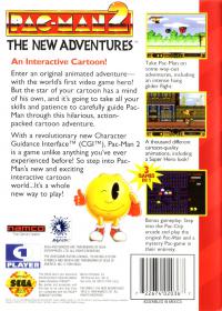 Genesis - Pac Man 2 The New Adventures Box Art Back