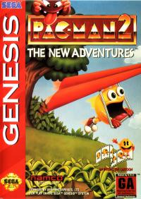 Genesis - Pac Man 2 The New Adventures Box Art Front