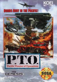 Genesis - P.T.O. Pacific Theater of Operations Box Art Front