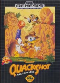 Genesis - Quackshot starring Donald Duck Box Art Front